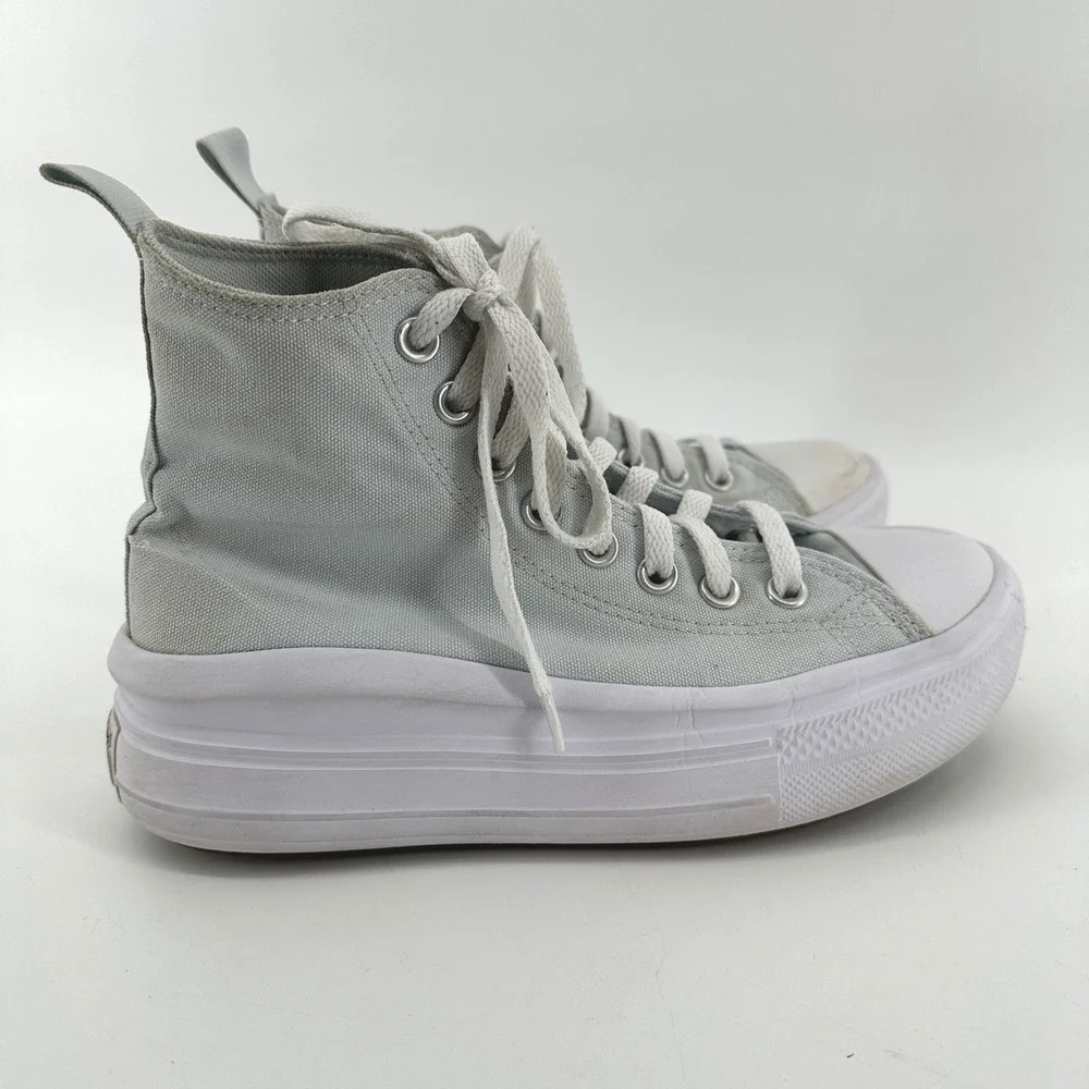 Converse Chuck Taylor All Star Move High Top Platform Gray A08427C Kids 4.5